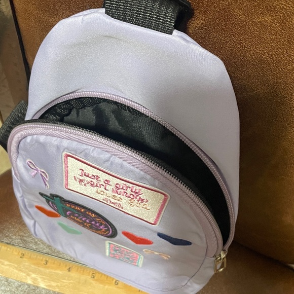 Embroidered Patch Mini Backpack - Picture 3 of 3